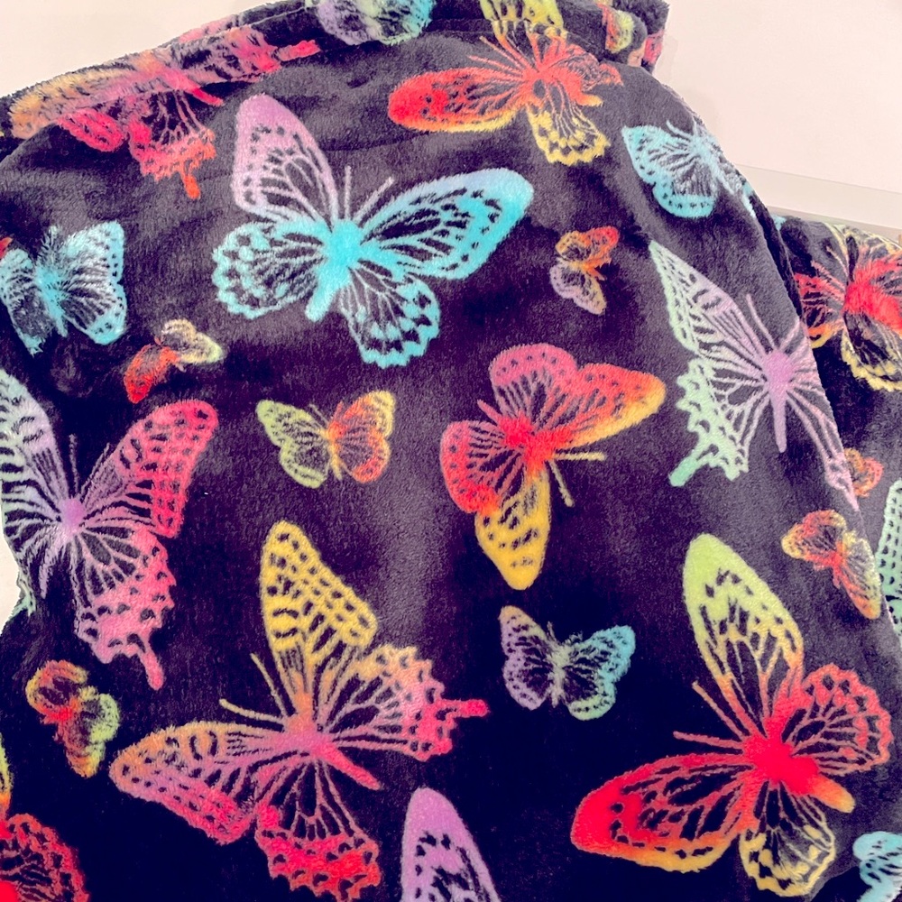 Colorful Butterfly throw Blanket